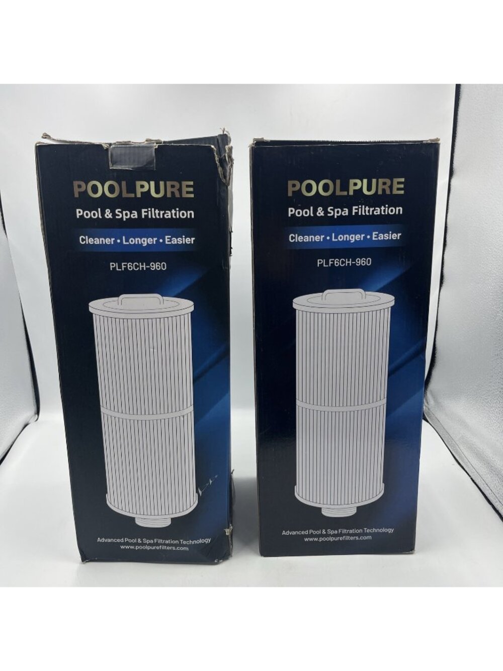 2 Lot Of POOLPURE PLF6CH-960 Spa Filter Replacements - New With Open Box ✅